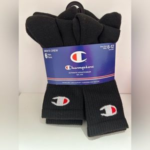Champion (6pk) Cushioned Crew Socks